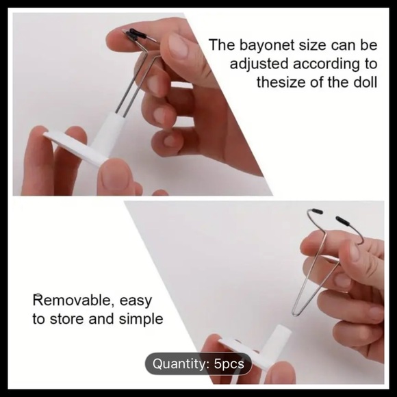 Labubu White and Black Display Stand - Picture 3 of 4